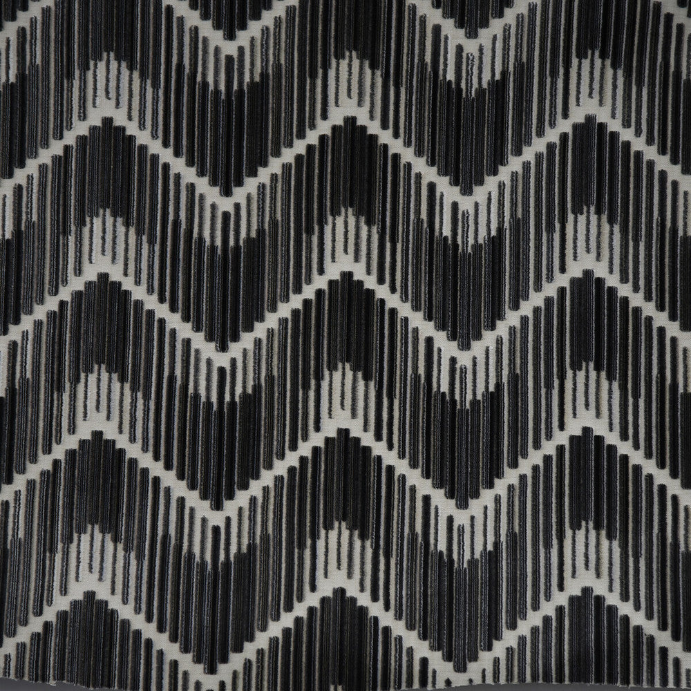 Highs And Lows Anthracite by Kravet Couture Designer Fabric MODERN COLORS-SOJOURN COLLECTION VISCOSE - 83%;POLYESTER - 17% Italy HEAVY Horizontal: 7 and Vertical: 4.5 55 - Swanky Fabrics -