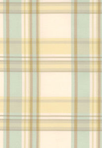 Schumacher Fabric Birmingham Silk Plaid Wheat 3457000