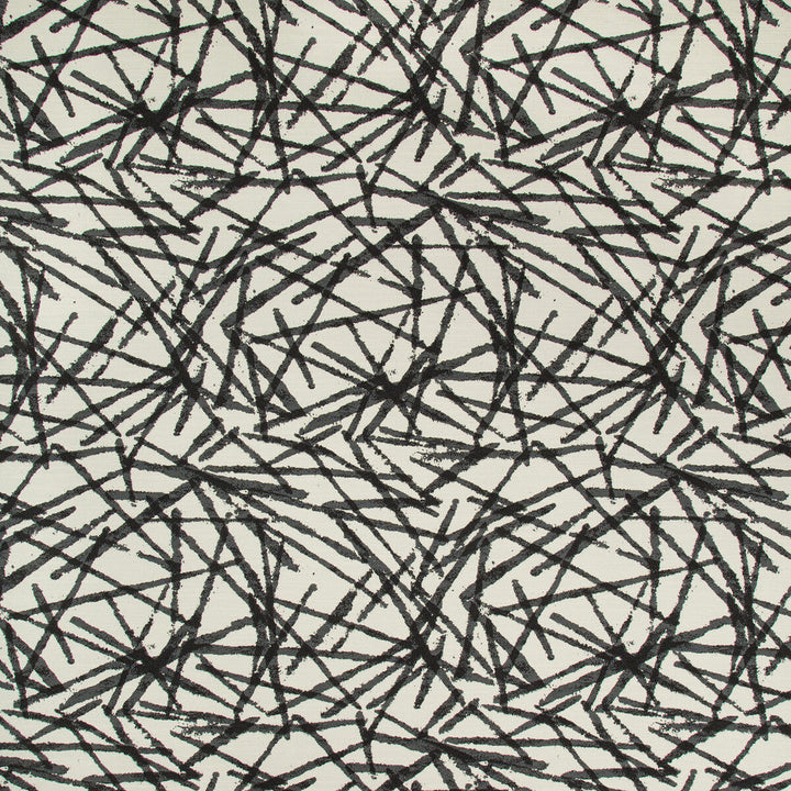 Strobelite Midnight by Kravet Design Designer Fabric - COTTON - 55%;POLYESTER - 45% United States HEAVY Horizontal: 29 and Vertical: 33.5 57.5 - Swanky Fabrics -
