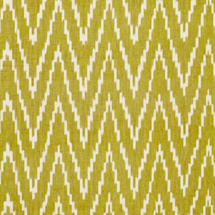Kasari Ikat Palm 3470004 by Schumacher Designer Fabric CHROMA SP14 COTTON 100% INDIA MARTINDALE 18,000 </p><p>Repeat: Horizontal: 4 1/2" (11CM) and Vertical: 4 7/8" (12CM) 52 - Swanky Fabrics -