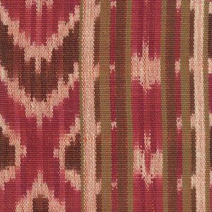 Schumacher Fabric Kanera Ikat Teaberry 3472001