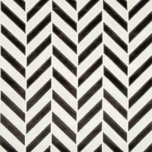 Kravet Fabric Pinnacle Velvet Ivory/Noir