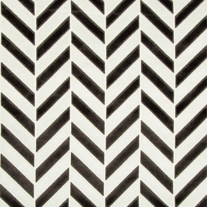 Pinnacle Velvet Ivory/Noir by Kravet Couture Fabric Kravet Couture Fabric Pinnacle Velvet Ivory/NoirFabric ARTISAN VELVETS VISCOSE - 58%;COTTON - 42% India </p><p>Repeat: H: 4.49, V: 1.85 54 - Fabric Carolina -