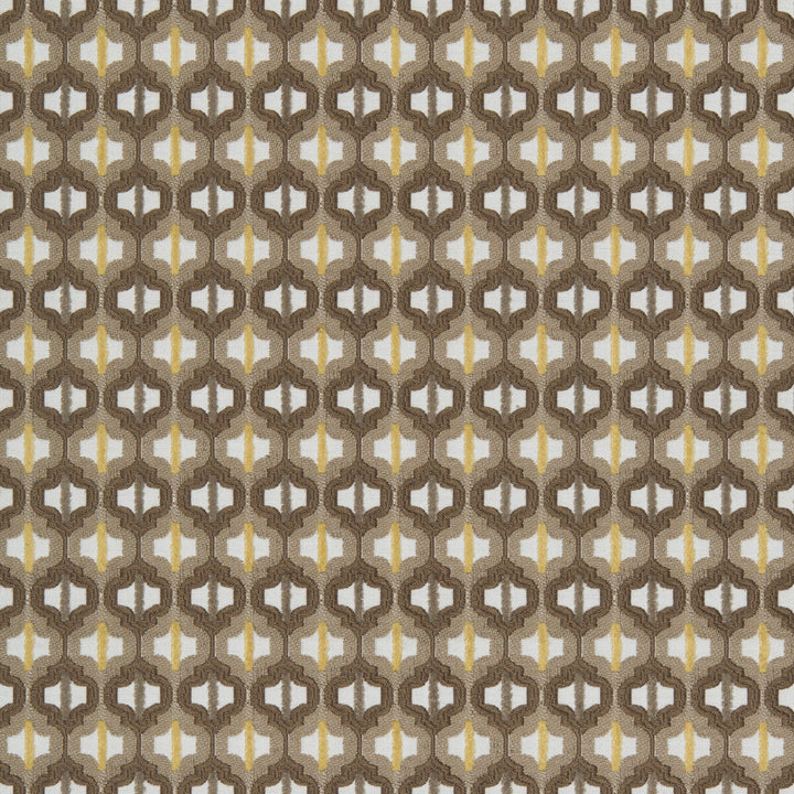 Turned Out Tile Tiger Eye by Kravet Couture Fabric Kravet Couture Fabric Turned Out Tile Tiger EyeFabric DAVID PHOENIX WELL-SUITED COTTON - 50%;POLYESTER - 35%;VISCOSE - 15% India </p><p>Repeat: H: 1.25, V: 0 55 - Fabric Carolina -
