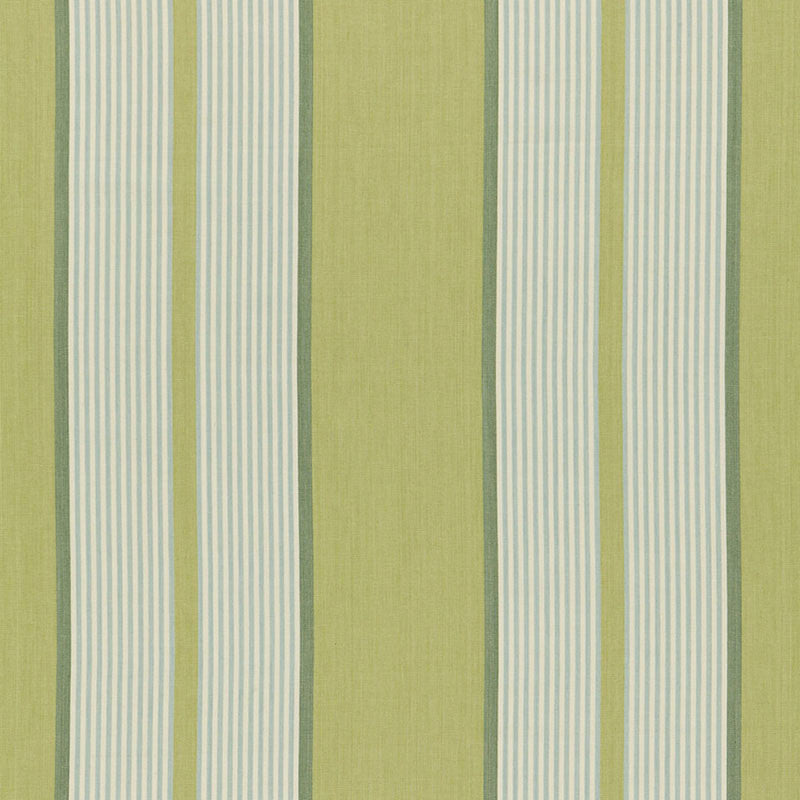 Summerside Stripe Pear 3486001 by Schumacher Fabric Schumacher Fabric Summerside Stripe Pear 3486001Fabric COTTON 100% INDIA </p><p>Repeat: H: HORZ. 13 5/8" (35CM) , V: 54.5 - Fabric Carolina -