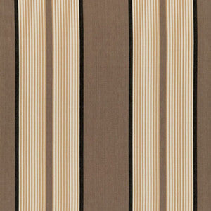Schumacher Fabric Summerside Stripe Nickel 3486004