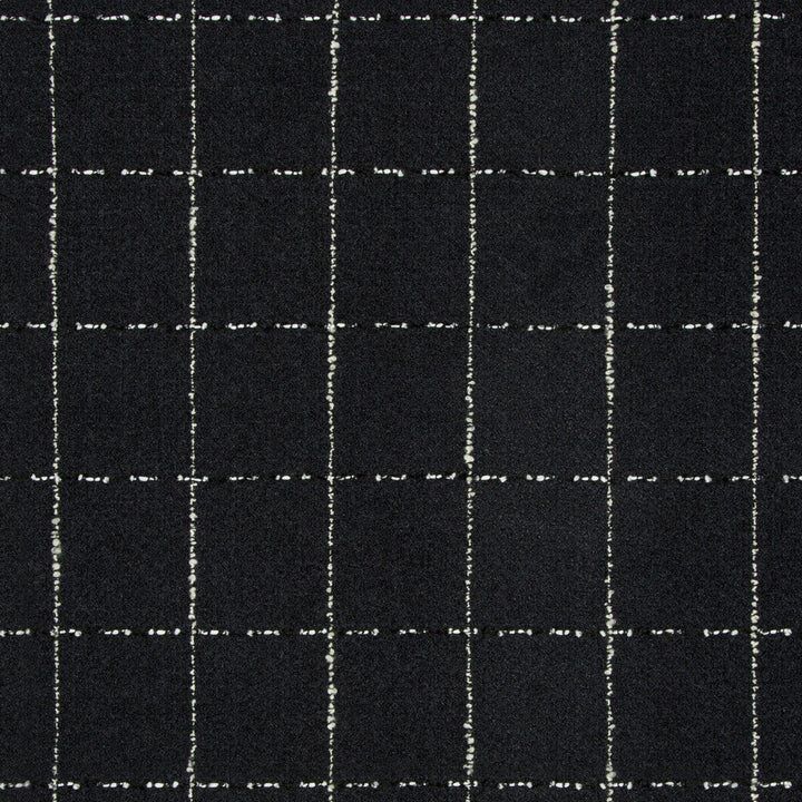 Pocket Square Noir by Kravet Couture Designer Fabric MODERN TAILOR COTTON - 46%;VISCOSE - 37%;ACRYLIC - 8%;NYLON - 8%;WOOL - 1% Italy MEDIUM Horizontal: 2.95 and Vertical: 3.15 55 - Swanky Fabrics -