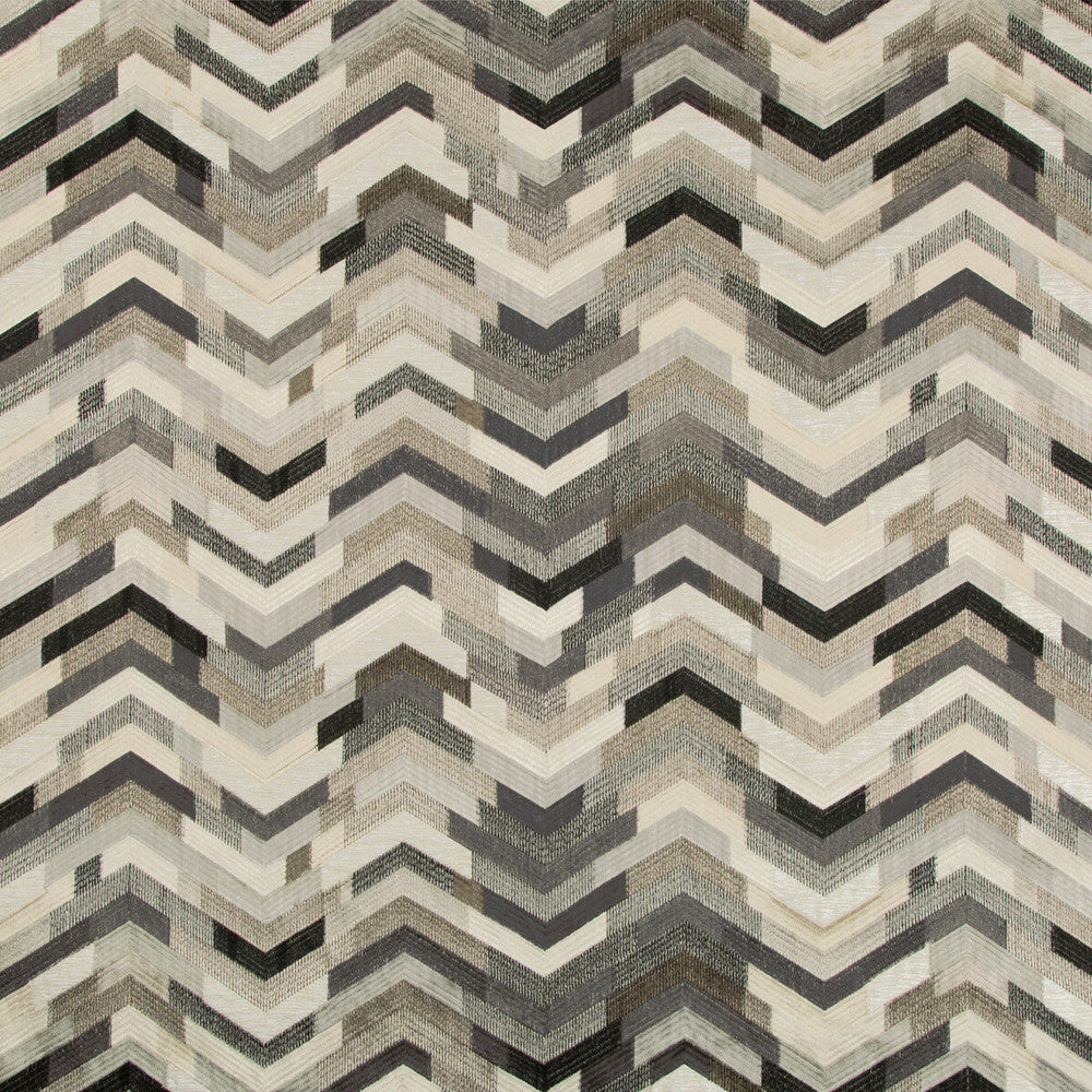 Catwalk Graphite by Kravet Couture Designer Fabric MODERN TAILOR VISCOSE - 38%;COTTON - 28%;LINEN - 18%;SPUN POLYESTER - 16% India LIGHT Horizontal: 25.25 and Vertical: 15.25 51 - Swanky Fabrics -