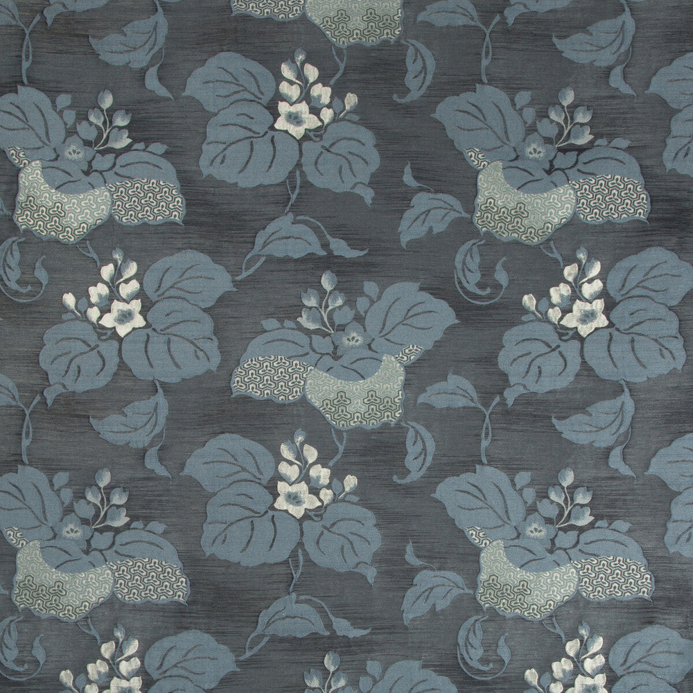 Dressed Up Indigo by Kravet Couture Designer Fabric MODERN TAILOR COTTON - 34%;LINEN - 26%;VISCOSE - 19%;POLYESTER - 11%;ACRYLIC - 10% India LIGHT Horizontal: 26 and Vertical: 22 51 - Swanky Fabrics -