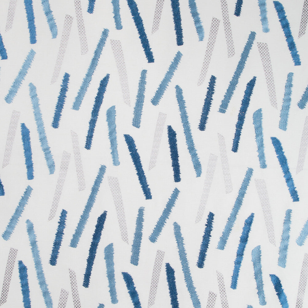 Tramonto Ocean by Kravet Basics Designer Fabric JEFFREY ALAN MARKS OCEANVIEW COTTON - 80%;VISCOSE - 20% India Horizontal: 16.5 and Vertical: 14.5 51 - Swanky Fabrics -