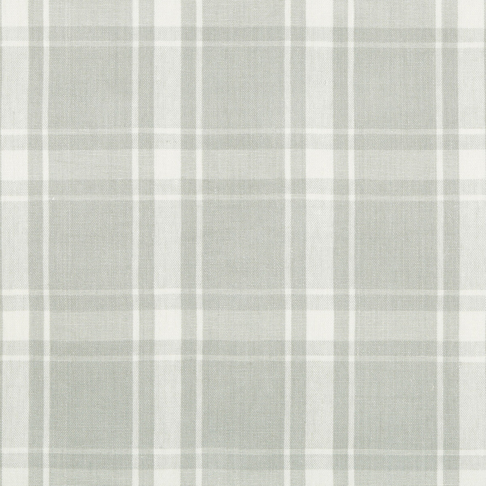 Setts Check Grey by Kravet Design Designer Fabric LINEN - 100% India MEDIUM Horizontal: 5.25 and Vertical: 5.25 53 - Swanky Fabrics -