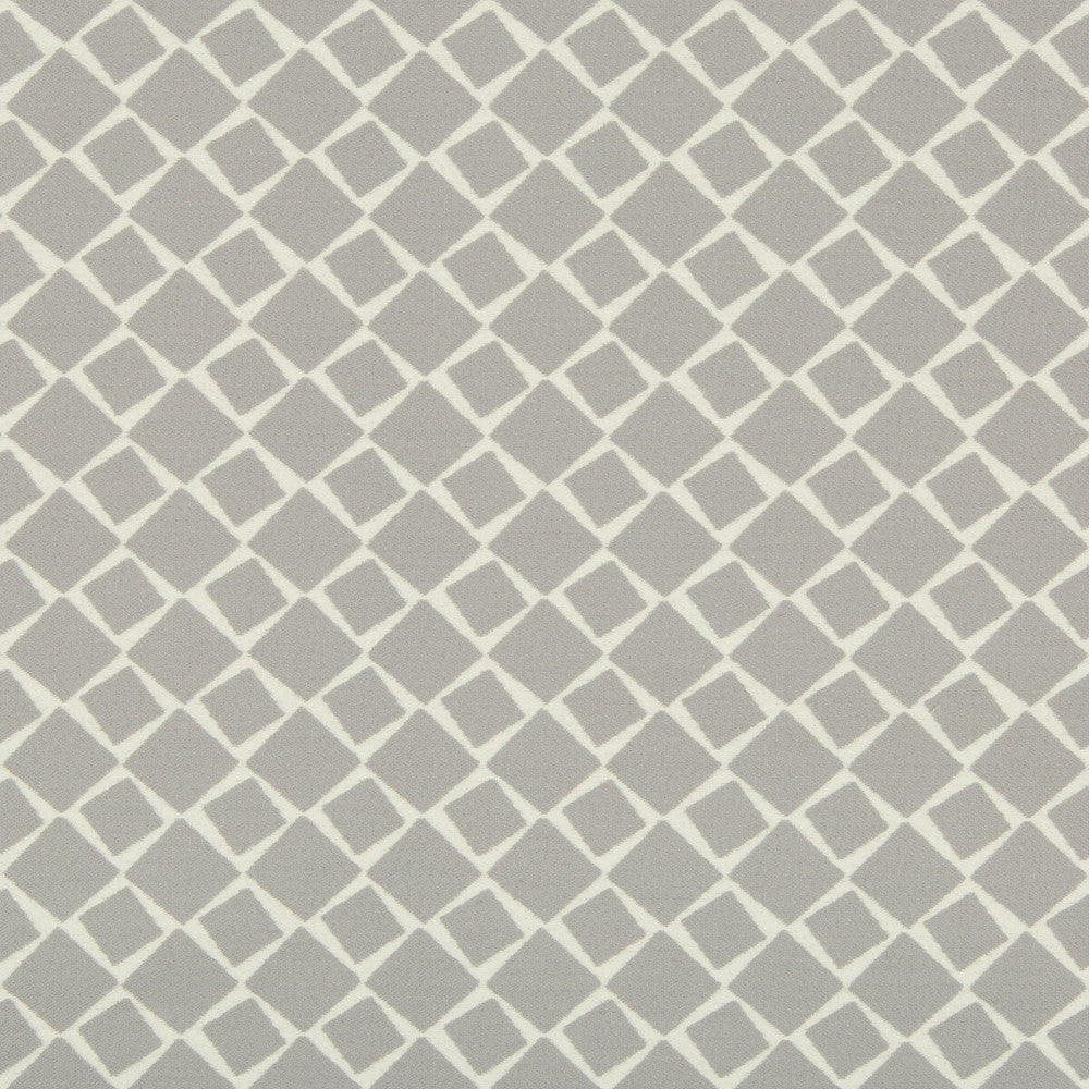 Diamondedge Grey by Kravet Design Designer Fabric KATE SPADE AMUSEMENTS COTTON - 85%;POLYESTER - 15% Turkey MEDIUM Horizontal: 2.36 and Vertical: 2.36 54 - Swanky Fabrics -