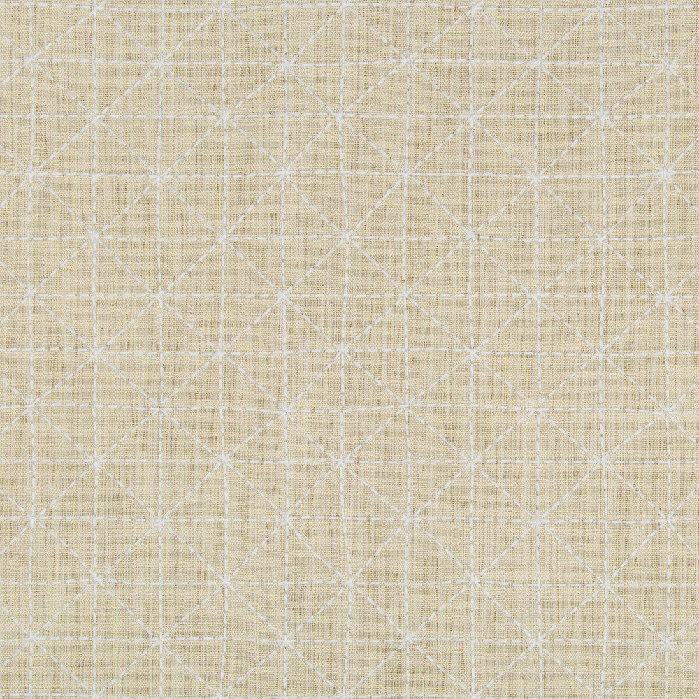 Appointed Papyrus by Kravet Design Designer Fabric NATE BERKUS WELL-TRAVELED POLYESTER - 42%;COTTON - 20%;LINEN - 19%;VISCOSE - 19% India Horizontal: 2.76 and Vertical: 2.76 50 - Swanky Fabrics -