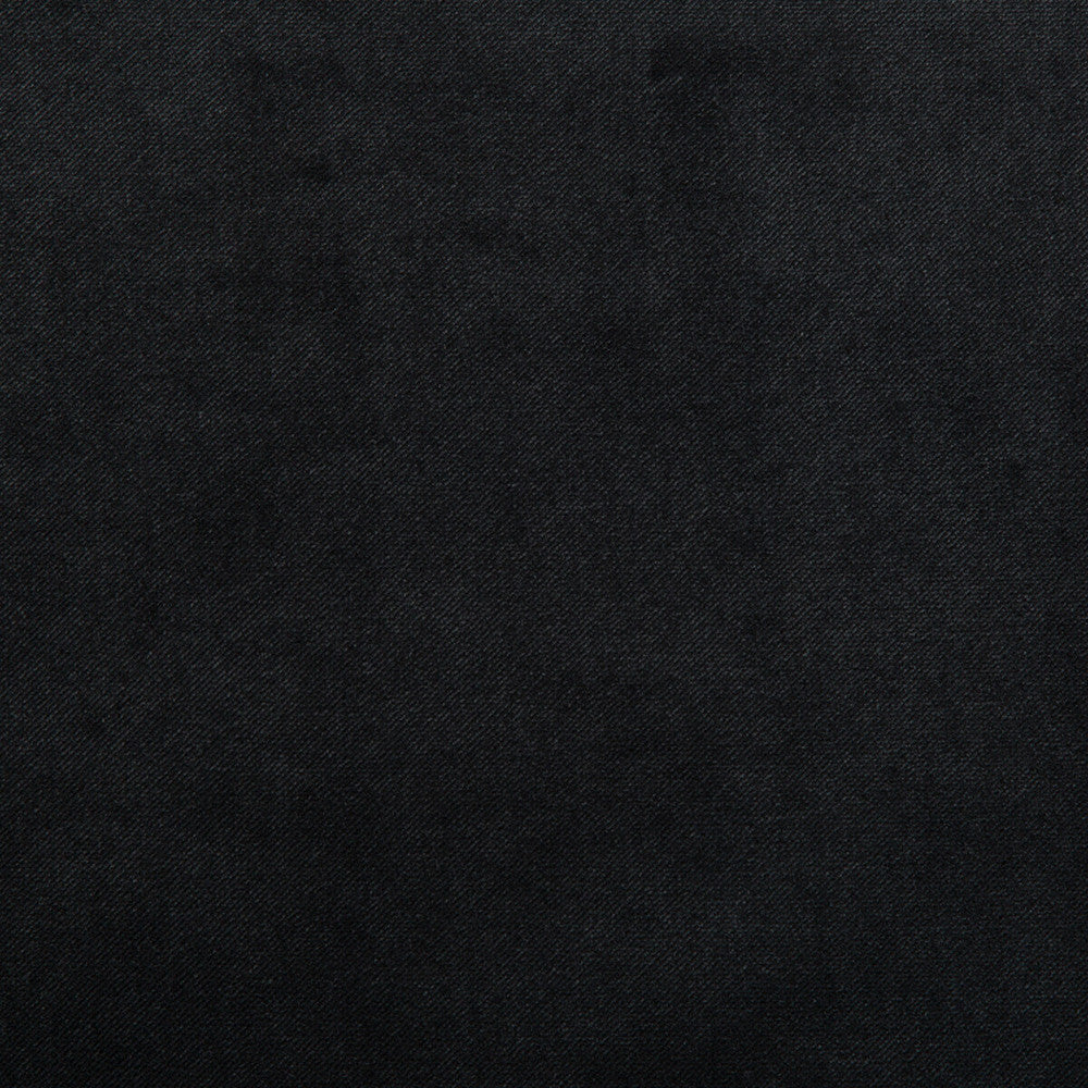Madison Velvet Raven by Kravet Contract Designer Fabric POLYESTER - 100% Turkey HEAVY Horizontal: and Vertical: 55 - Swanky Fabrics -
