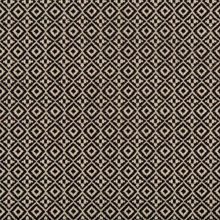 Attribute Grid Nero by Kravet Design Designer Fabric NATE BERKUS WELL-TRAVELED COTTON - 96%;POLYCOTTON - 4% India HEAVY Horizontal: 0.6 and Vertical: 0.6 55 - Swanky Fabrics -