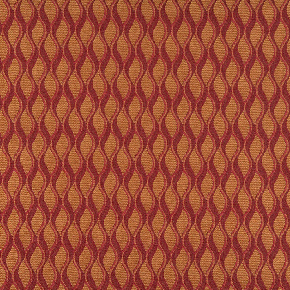 3550 Sangria by Charlotte Designer Fabric Decorative Durables XII 100% Woven Polyester Made In USA Exceeds 150,000 Wyzenbeek Rubs (Heavy Duty) Horizontal: 1.25" x Vertical: 2" 54 Inches - Swanky Fabrics -
