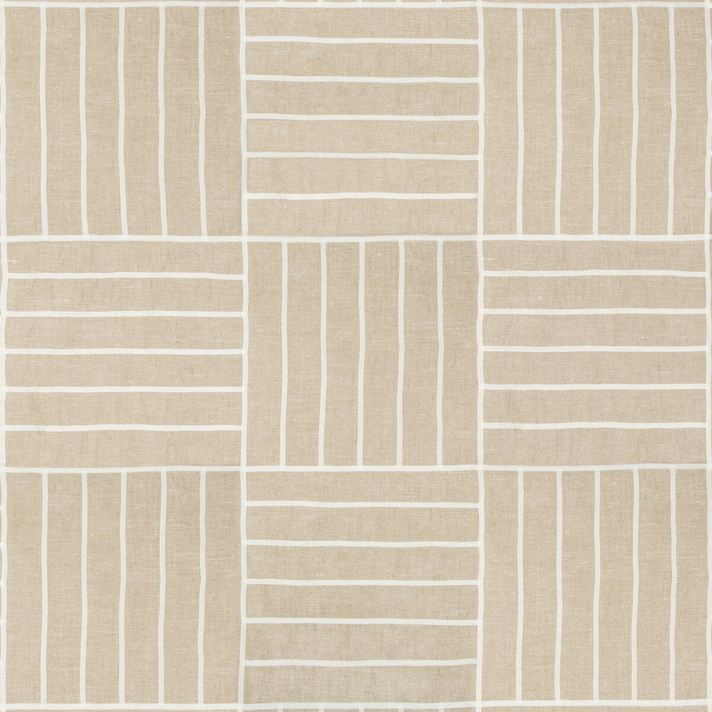 Local Grid Natural by Kravet Design Designer Fabric BARCLAY BUTERA SAGAMORE LINEN - 93%;POLYESTER - 7% India Horizontal: 26 and Vertical: 26 52 - Swanky Fabrics -