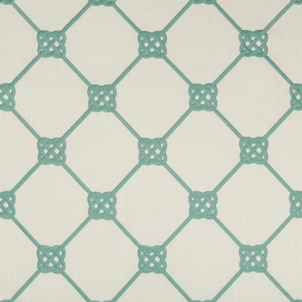 Knotbridge Surf by Kravet Basics Designer Fabric BERMUDA COTTON - 51%;LINEN - 17%;POLYESTER - 17%;VISCOSE - 15% India Horizontal: 8.5 and Vertical: 9 51.5 - Swanky Fabrics -