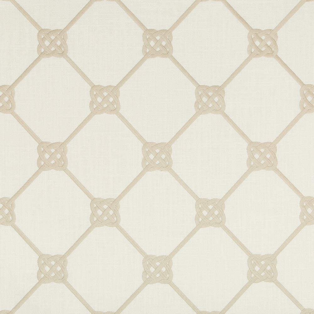 Knotbridge Natural by Kravet Basics Designer Fabric BERMUDA COTTON - 51%;LINEN - 17%;POLYESTER - 17%;VISCOSE - 15% India - Horizontal: 8.5 and Vertical: 9 51.5 - Swanky Fabrics -