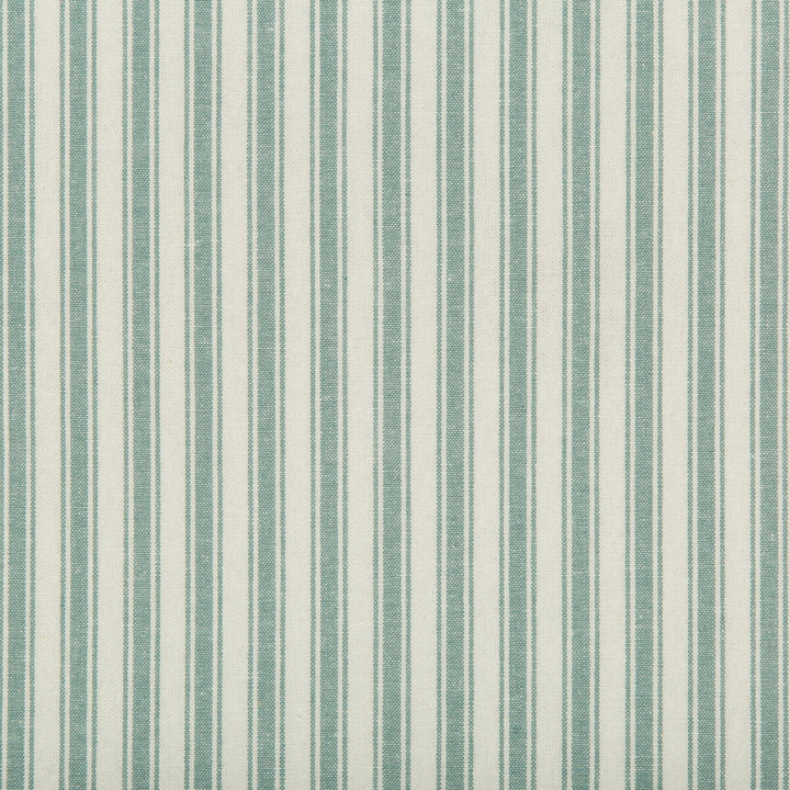 Seastripe Teal by Kravet Basics Designer Fabric BERMUDA COTTON - 100% China HEAVY Horizontal: and Vertical: 54 - Swanky Fabrics -