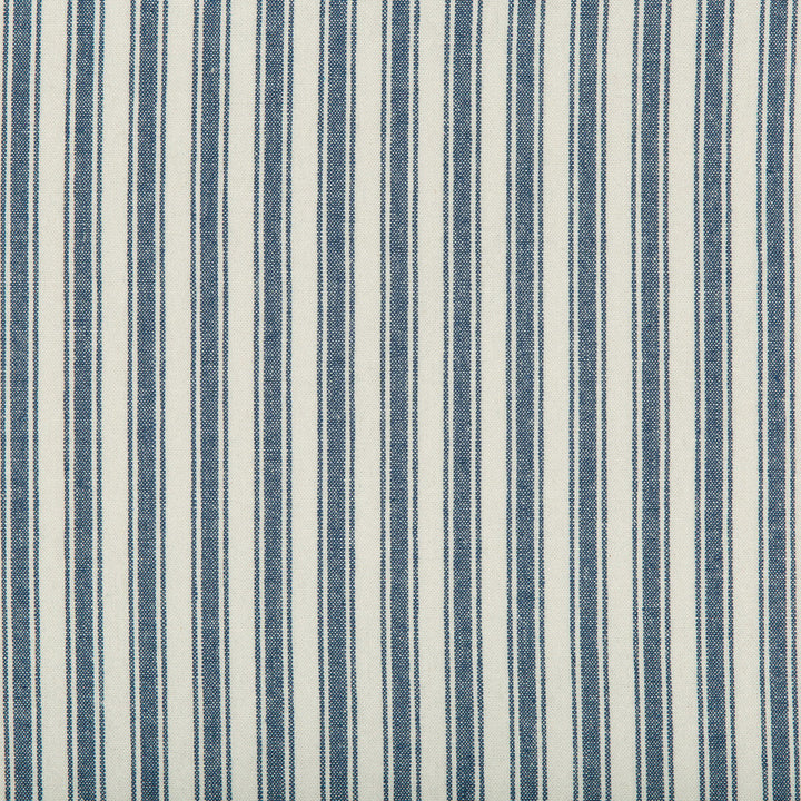 Seastripe Marine by Kravet Basics Designer Fabric BERMUDA COTTON - 100% China HEAVY Horizontal: and Vertical: 54 - Swanky Fabrics -