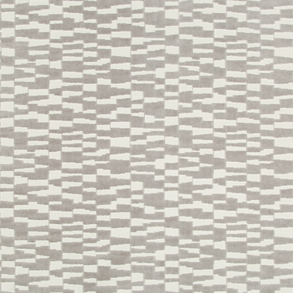 Mod Velvet Steel by Kravet Basics Designer Fabric BERMUDA POLYESTER - 68%;VISCOSE - 32% India HEAVY Horizontal: 13.5 and Vertical: 7.75 54 - Swanky Fabrics -