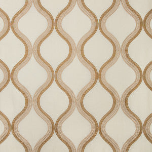 Kravet Fabric Wandering Ivory/Gold