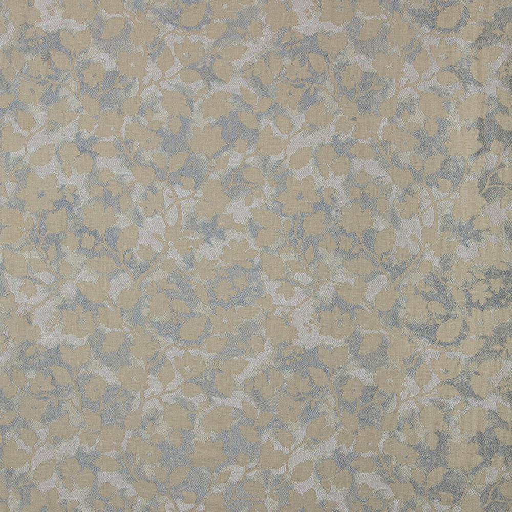 Les Fleurs Glacier by Kravet Couture Designer Fabric MODERN COLORS-SOJOURN COLLECTION LINEN - 41%;COTTON - 27%;VISCOSE - 22%;SPUN POLYESTER - 10% India LIGHT Horizontal: 25.5 and Vertical: 31.4 51 - Swanky Fabrics -