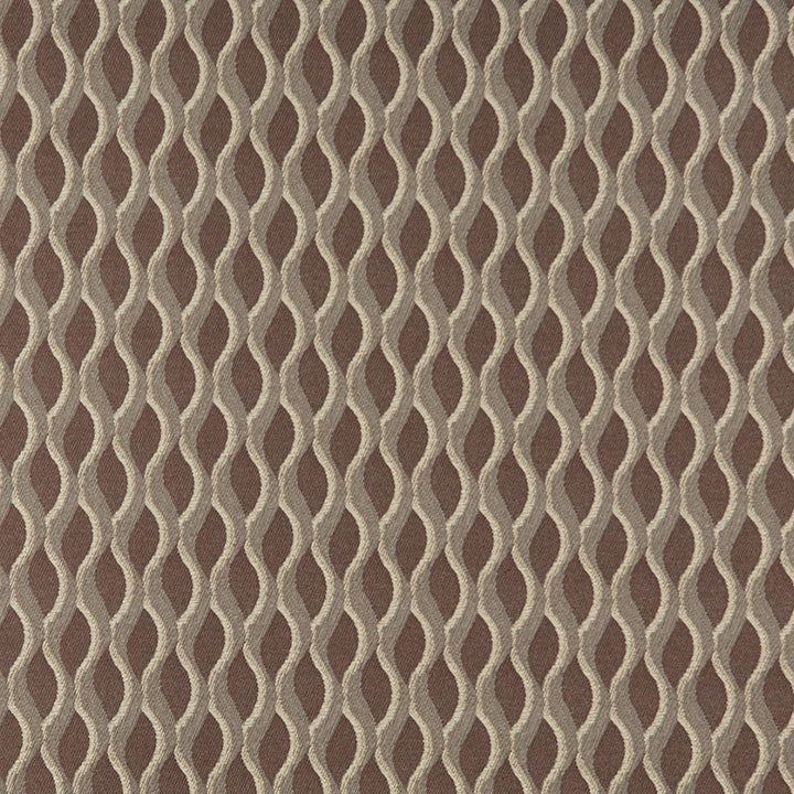 3556 Chocolate by Charlotte Designer Fabric Decorative Durables XII 100% Woven Polyester Made In USA Exceeds 150,000 Wyzenbeek Rubs (Heavy Duty) Horizontal: 1.25" x Vertical: 2" 54 Inches - Swanky Fabrics -