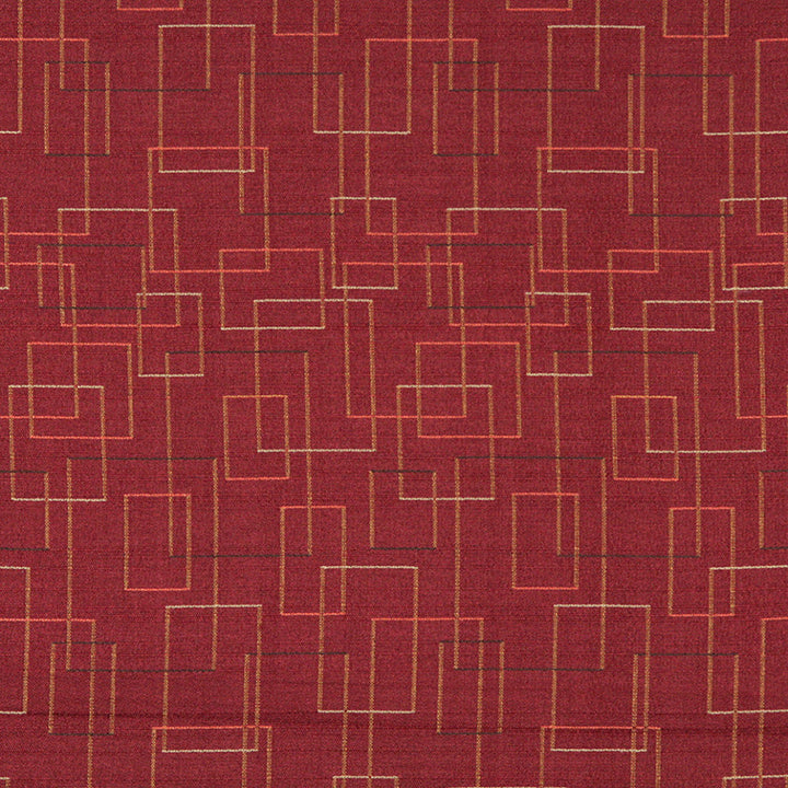 3561 Cranberry by Charlotte Designer Fabric Decorative Durables XII 100% Woven Polyester Made In USA Exceeds 150,000 Wyzenbeek Rubs (Heavy Duty) Horizontal: 7.25" x Vertical: 9.25" 54 Inches - Swanky Fabrics -