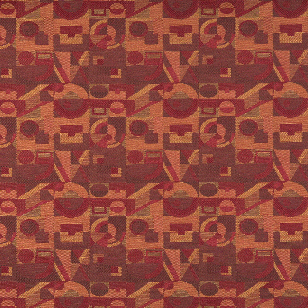 3567 Brick by Charlotte Designer Fabric Decorative Durables XII 100% Woven Polyester Made In USA Exceeds 150,000 Wyzenbeek Rubs (Heavy Duty) Horizontal: 9.5 x Vertical: 5" 54 Inches - Swanky Fabrics -