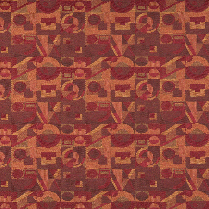 3567 Brick by Charlotte Designer Fabric Decorative Durables XII 100% Woven Polyester Made In USA Exceeds 150,000 Wyzenbeek Rubs (Heavy Duty) Horizontal: 9.5 x Vertical: 5" 54 Inches - Swanky Fabrics -