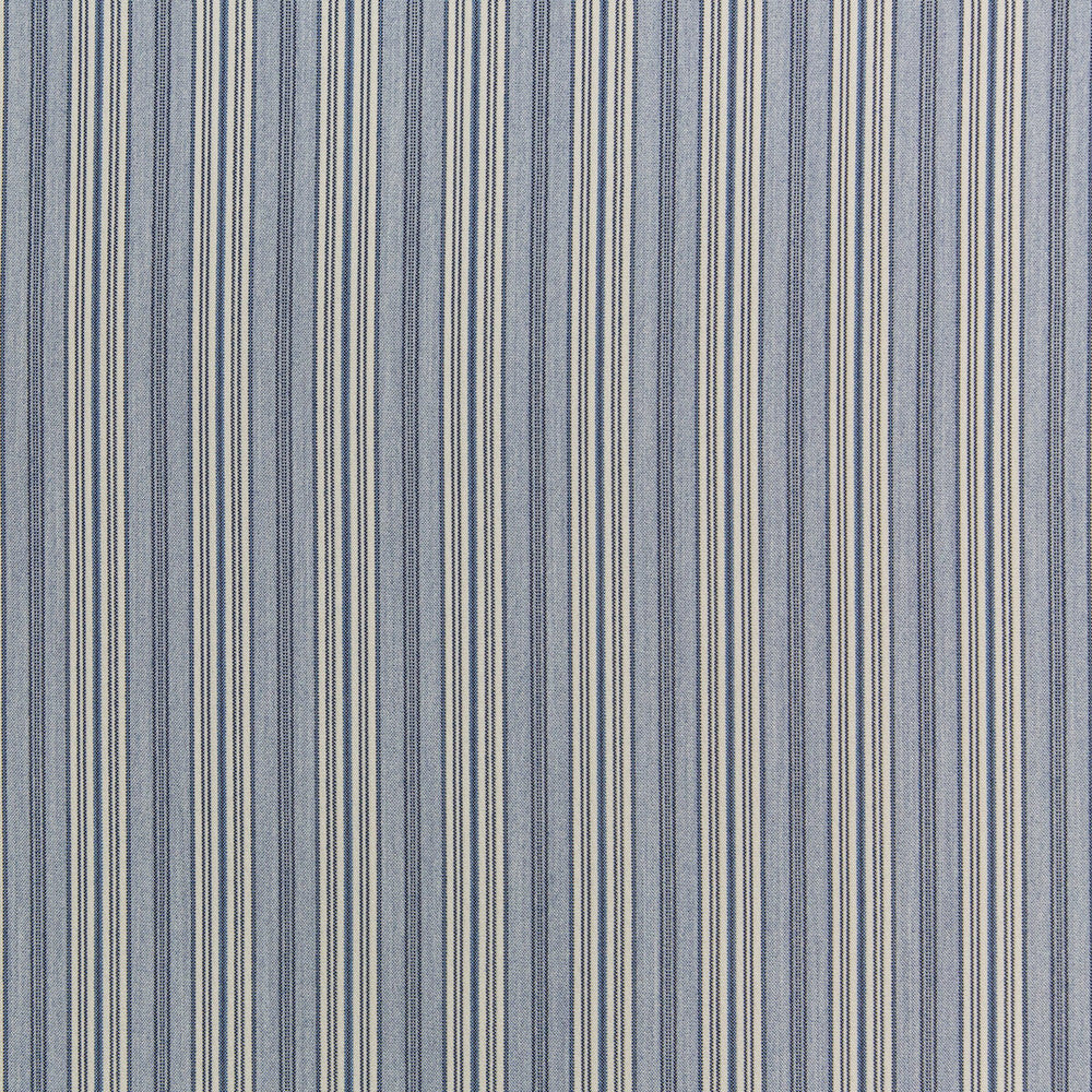 Hull Stripe Chambray by Kravet Design Designer Fabric INDOOR / OUTDOOR ACRYLIC - 66%;POLYESTER - 34% China HEAVY Horizontal: 1.75 and Vertical: 0 54 - Swanky Fabrics -