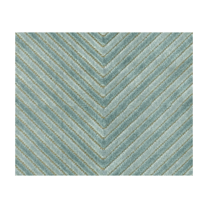 Wishbone Aqua by Kravet Contract Designer Fabric SARAH RICHARDSON HARMONY VISCOSE - 62%;POLYESTER - 38% India HEAVY Horizontal: 7 and Vertical: 1 54 - Swanky Fabrics -