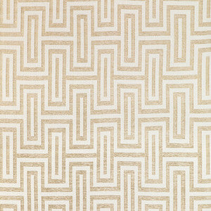 Kravet Fabric Geo Glam Ivory Gold