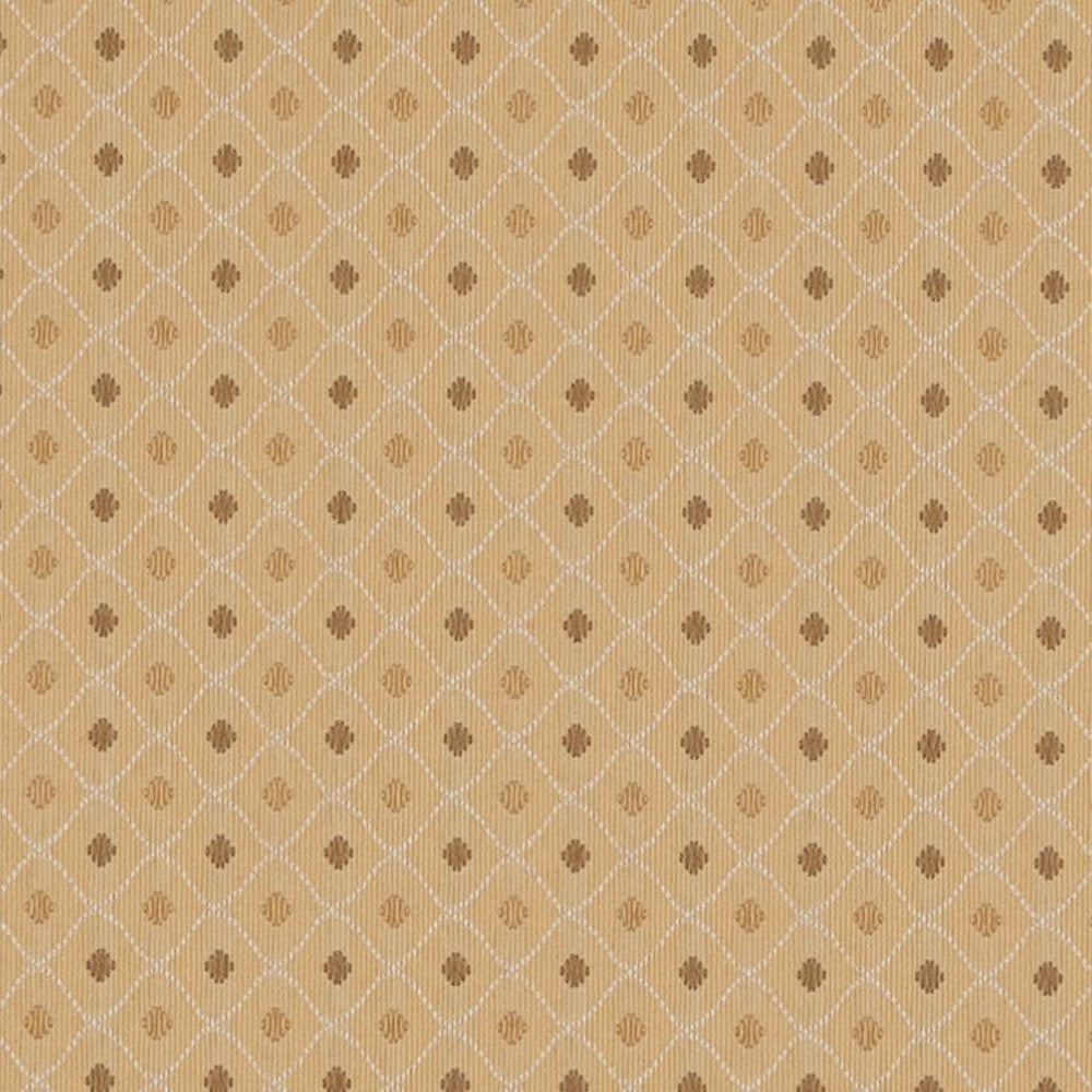3676 Maize by Charlotte Designer Fabric Ring Book Page #3 100% Woven Polyester Asia Exceeds 70,000 Wyzenbeek Rubs (Heavy Duty) Horizontal: 1.5" x Vertical: 1.5" 54 Inches - Swanky Fabrics -