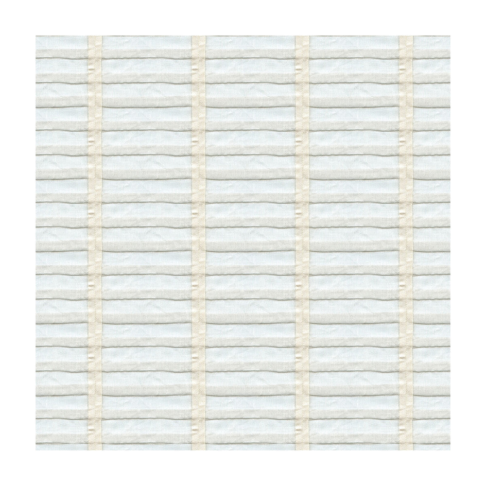 Austrian Chic Blanc by Kravet Couture Designer Fabric MODERN COLORS III POLYESTER - 84%;LINEN - 16% India - Horizontal: 10 and Vertical: 1 54 - Swanky Fabrics -