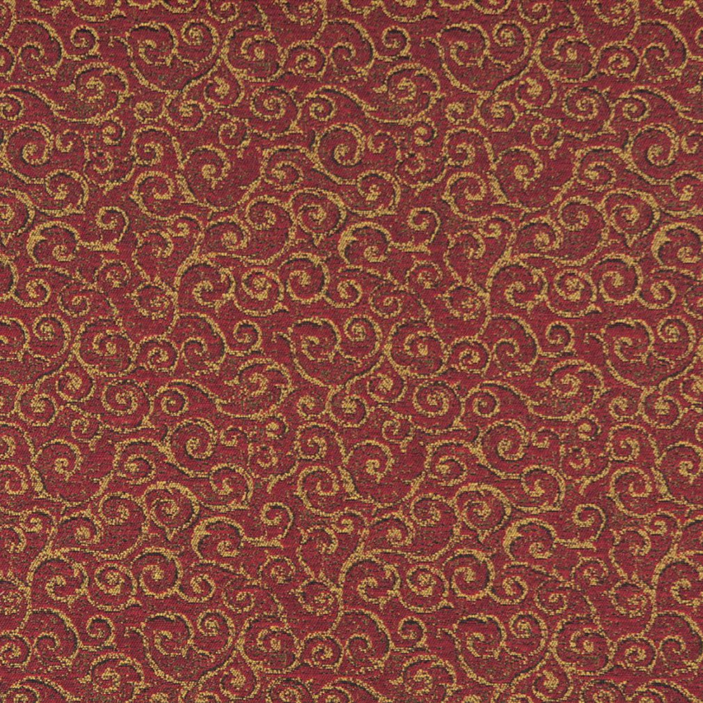 3768 Pomegranate by Charlotte Designer Fabric Decorative Durables XI 45% Cotton, 44% Polyester, 11% Acrylic Made In USA Exceeds 150,000 Wyzenbeek Rubs (Heavy Duty) Horizontal: 6.75" x Vertical: 13.5" 54 Inches - Swanky Fabrics -