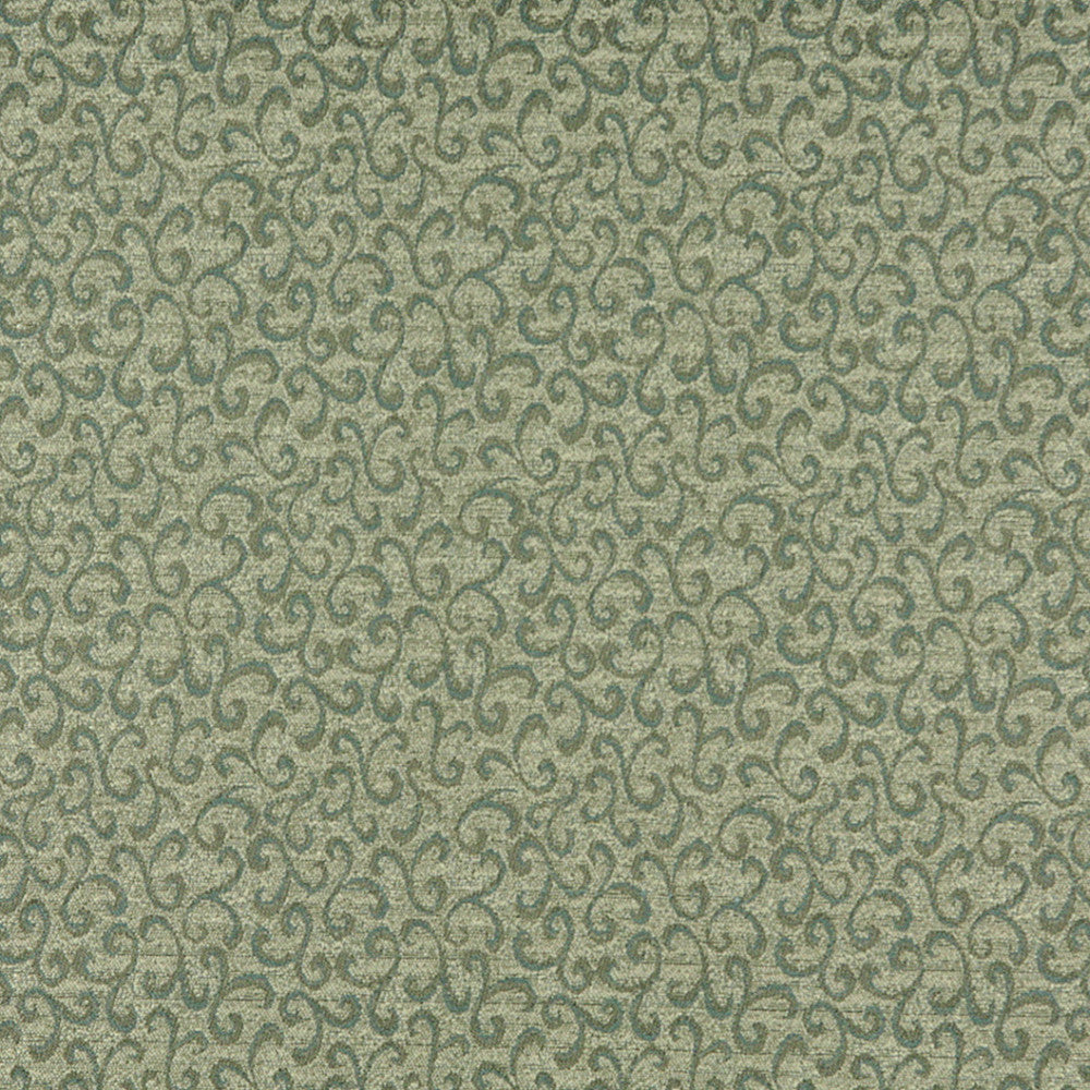 3808 Celadon by Charlotte Designer Fabric Decorative Durables XI 72% Olefin, 28% Polyester Made In USA Exceeds 150,000 Wyzenbeek Rubs (Heavy Duty) Horizontal: 3.5" x Vertical: 4" 54 Inches - Swanky Fabrics -