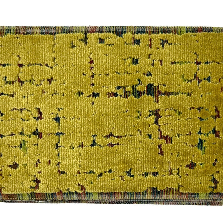 Sunburst Yellow by Europatex Designer Fabric Sunburst 100% Polyester 6.75 inches - Swanky Fabrics -