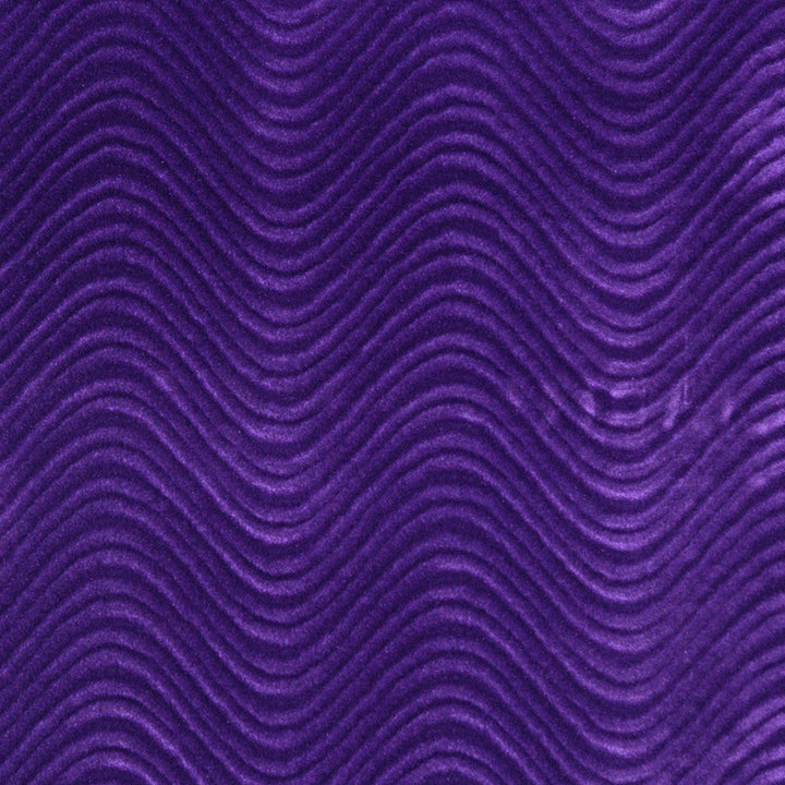 3840 Purple Swirl by Charlotte Designer Fabric Vivid Velvets 100% Nylon Velvet Made In USA Exceeds 100,000 Wyzenbeek Rubs (Heavy Duty) Horizontal: 6" x Vertical: 1" 54 Inches - Swanky Fabrics -