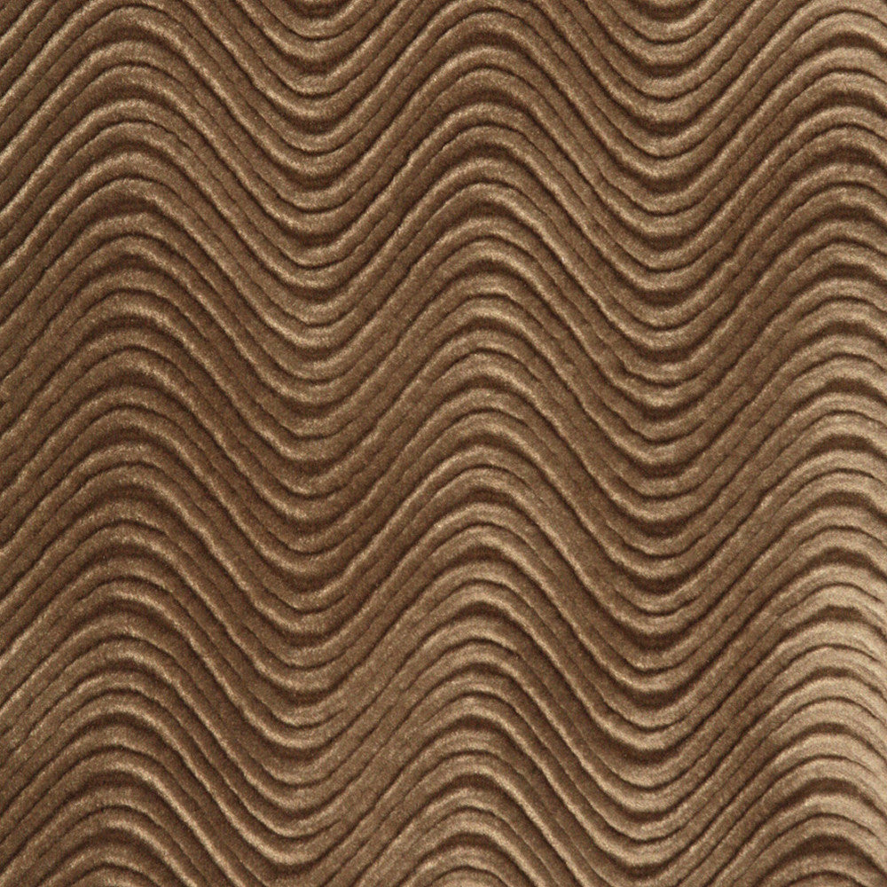 3841 Mocha Swirl by Charlotte Designer Fabric Vivid Velvets 100% Nylon Velvet Made In USA Exceeds 100,000 Wyzenbeek Rubs (Heavy Duty) Horizontal: 6" x Vertical: 1" 54 Inches - Swanky Fabrics -