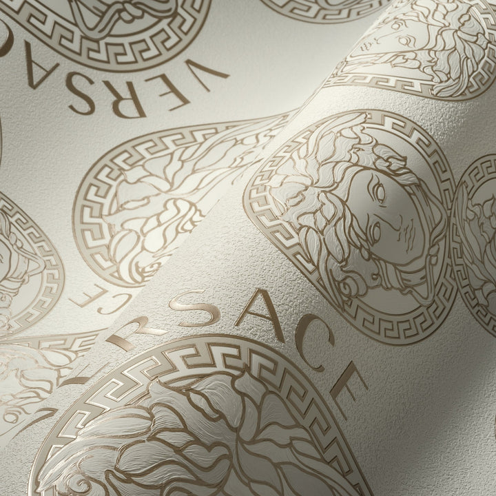 Dynasty Cappuccino 386103X by Versace Designer Wallpaper