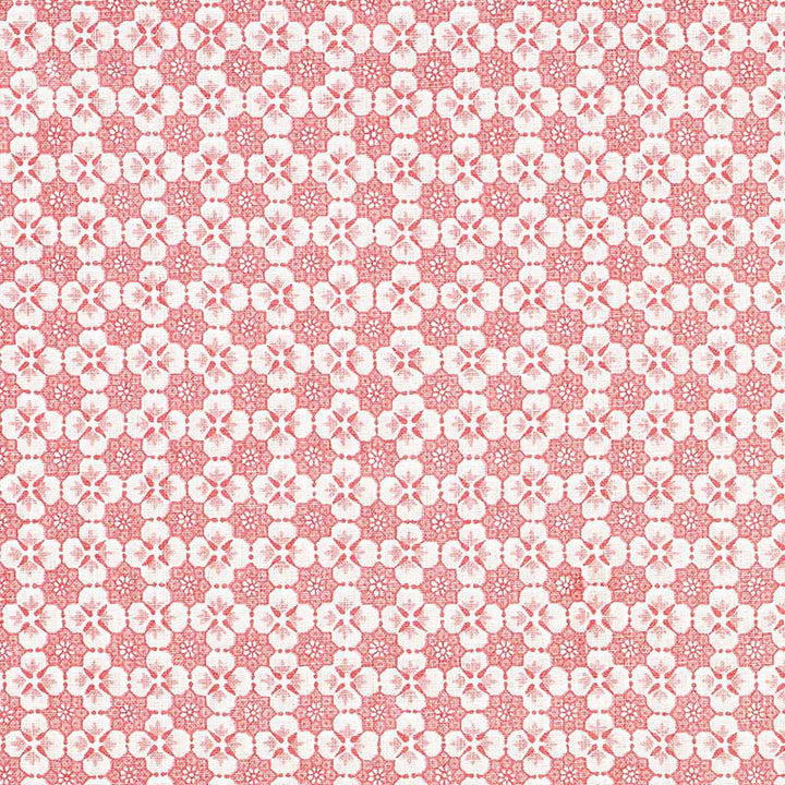 Palisades Floret Pink 177602 by Schumacher Designer Fabric Mark D. Sikes 1.0" - Swanky Fabrics -