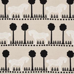 Schumacher Fabric Polka Dot Pony Natural 180902