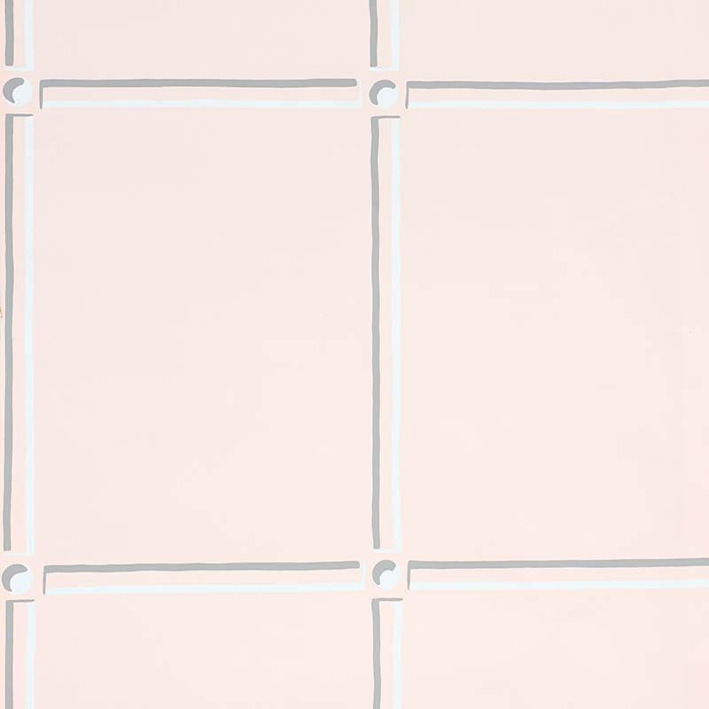 La Galerie Blush 5009941 by Schumacher Designer Wallpaper Trompe L'Oeil 27.0" - Swanky Fabrics -
