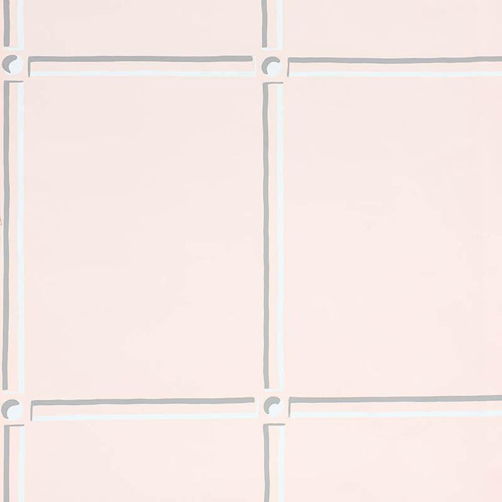 La Galerie Blush 5009941 by Schumacher Designer Wallpaper Trompe L'Oeil 27.0" - Swanky Fabrics -