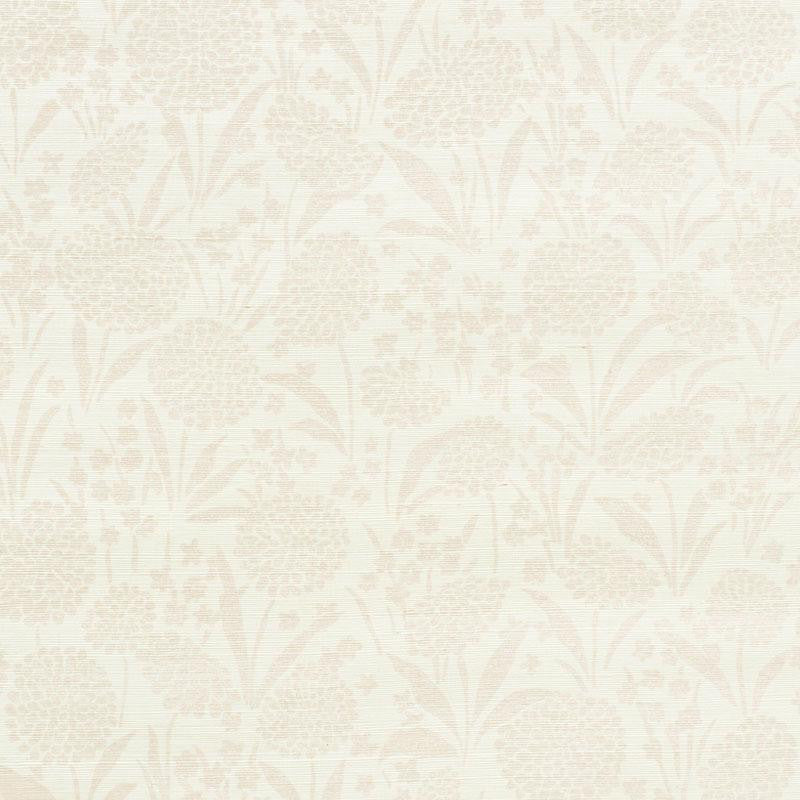 Chrysanthemum Sisal Blush 5009781 by Schumacher Designer Wallpaper Textured Wallcoverings & Printed Grasscloths 34.0" - Swanky Fabrics -