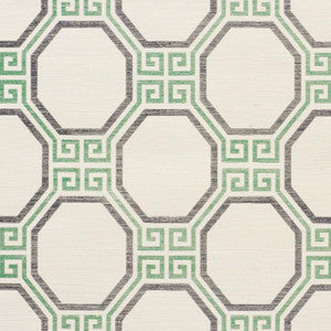 Schumacher Wallpaper Octavia Sisal Jade 5008934