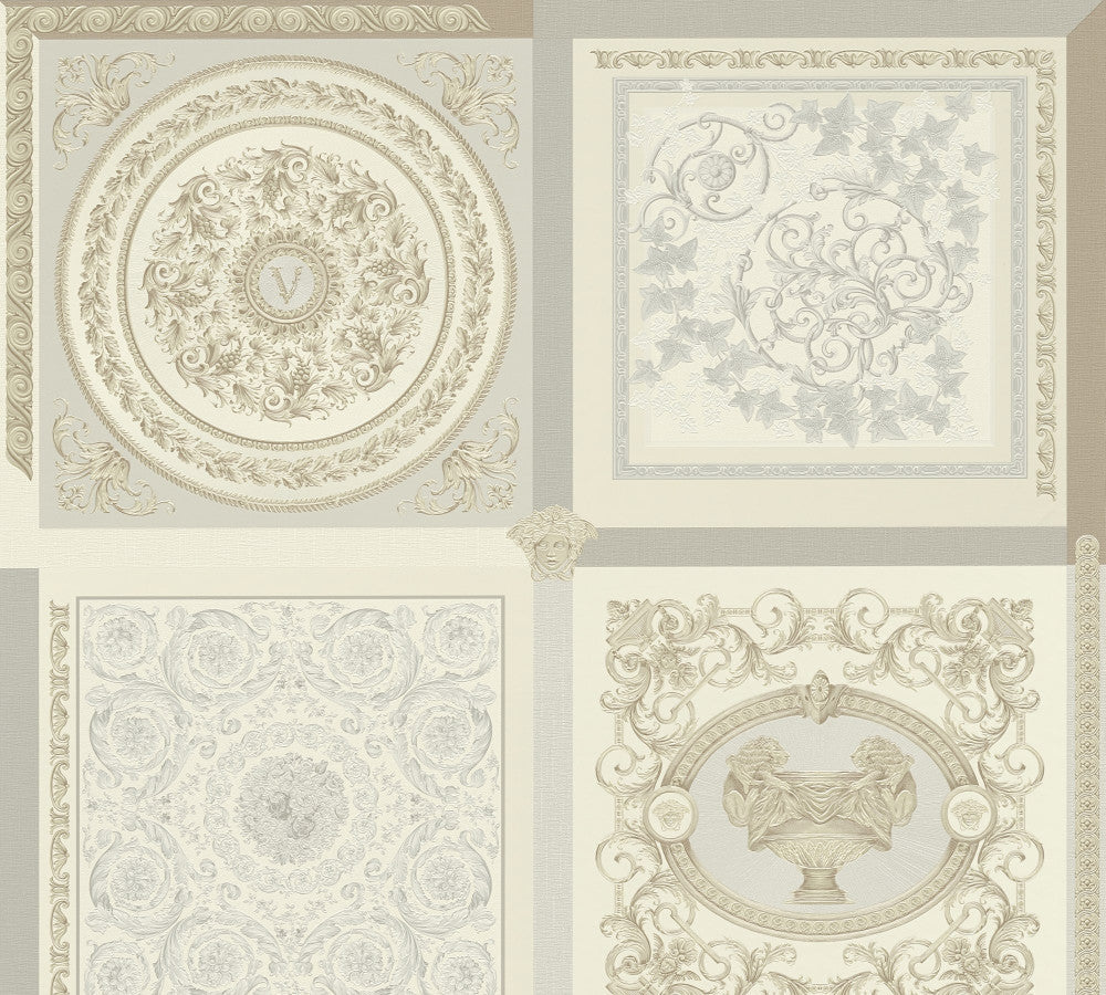 Reverie Oak 387042X by Versace Designer Wallpaper